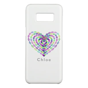 Coque Case-Mate Samsung Galaxy S8 Motif coloré en forme de coeur