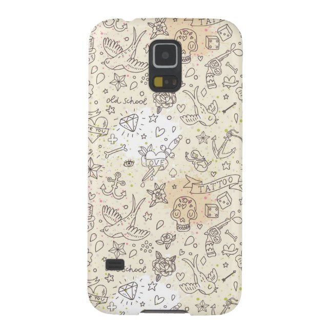 Coque Casemate Pour Samsung Galaxy Motif de concept de tatouage (Dos)