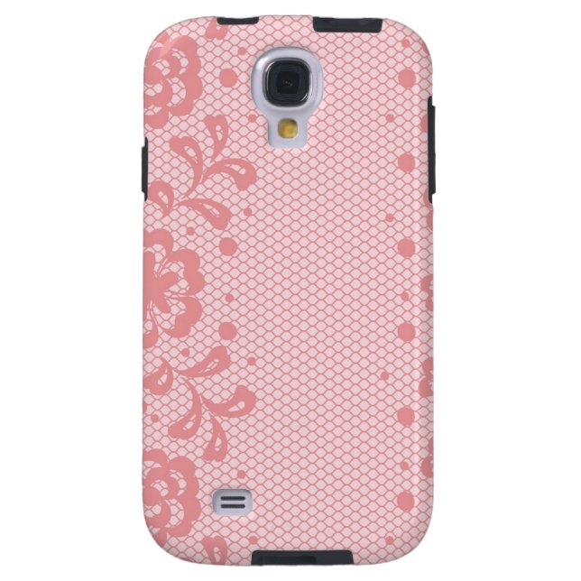 Coque Casemate Pour Samsung Galaxy Motif de dentelle, cru 3 de fleur (Dos)