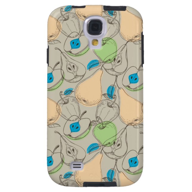 Coque Casemate Pour Samsung Galaxy Motif de fruits (Dos)