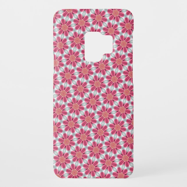 Coque Casemate Pour Samsung Galaxy Motif de marguerite rose doux Samsung Galaxy S3 Co (Dos)