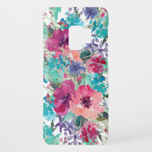 Coque Case-Mate Pour Samsung Galaxy S9 Motif floral d'aquarelle féminine colorée