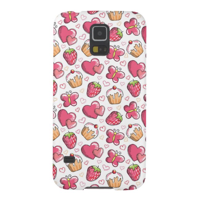 Coque Casemate Pour Samsung Galaxy motif romantique de nourriture (Dos)