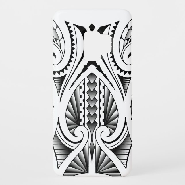 Coque Casemate Pour Samsung Galaxy Motif tribal maori/polynésien de tatouage (Dos)