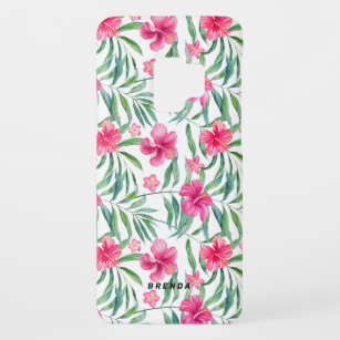 Coque Case-Mate Pour Samsung Galaxy S9 Motif tropical de l'hibiscus rose