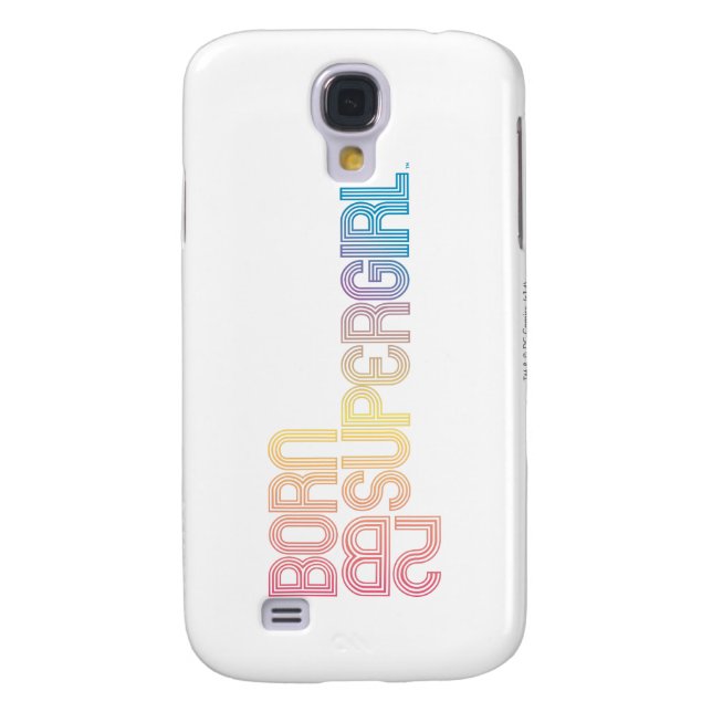 Coque Casemate Pour Samsung Galaxy Né pour être super fille (Dos)