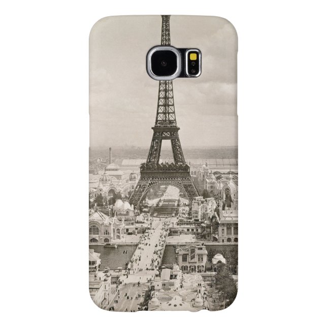 Coque Casemate Pour Samsung Galaxy Paris : Tour Eiffel, 1900 (Dos)