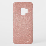 Coque Case-Mate Pour Samsung Galaxy S9 Parties scintillant d'or rose Rose et Sparkle Blin<br><div class="desc">Blush Pink - Rose Gold Girly Parties scintillant et Motif Sparkle Bling.</div>
