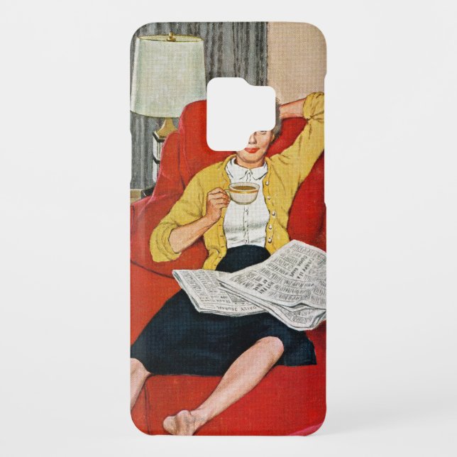 Coque Casemate Pour Samsung Galaxy Pause-café de matin (Dos)