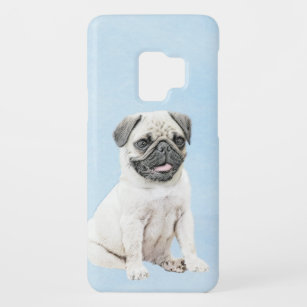 Coque Case-Mate Pour Samsung Galaxy S9 Peinture de carlin - Joli art original de chien