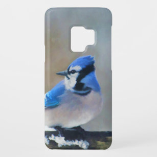 Coque Case-Mate Pour Samsung Galaxy S9 Peinture Jay Bleu - Art Oiseau Original