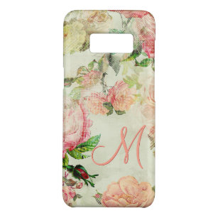 Coque Case-Mate Samsung Galaxy S8 Personnalisé Vintage joli rose Floral Rose Motif 