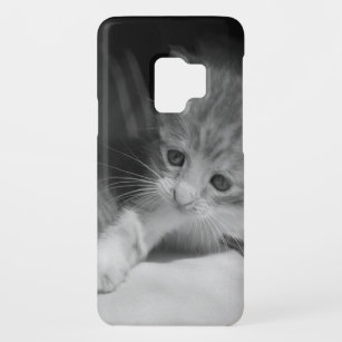 Coque Case-Mate Pour Samsung Galaxy S9 Photo de Kitten noir et blanc