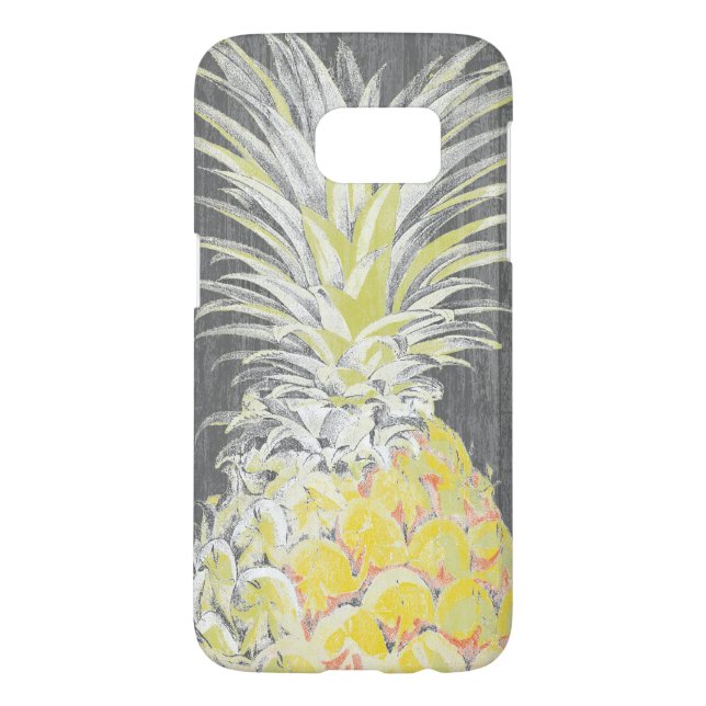 Coque Casemate Pour Samsung Galaxy Pinneapple jaune tropical (Dos)