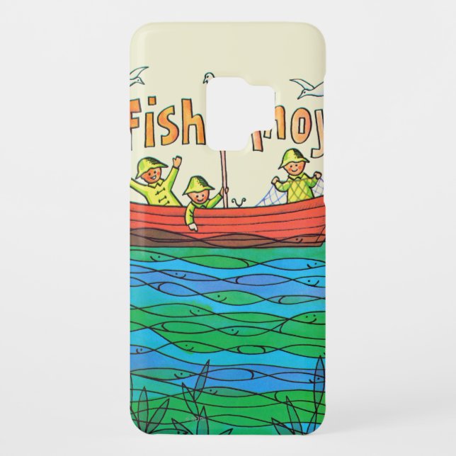 Coque Casemate Pour Samsung Galaxy Poissons oh ! (Dos)