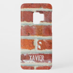Coque Case-Mate Pour Samsung Galaxy S9 Red Brick Ajouter un nom<br><div class="desc">Toute personne qui aime la brique va adorer cette étui téléphonique dans un design de mur en brique rouge. Ajoutez votre nom pour personnaliser et en faire un unique !</div>