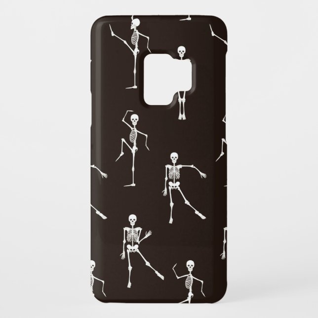 Coque Casemate Pour Samsung Galaxy Squelettes dansants motif sans couture (Dos)