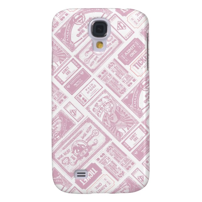Coque Casemate Pour Samsung Galaxy Supergirl Admettre Un Motif Rose (Dos)