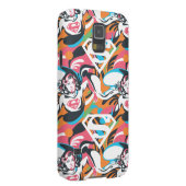 Coque Casemate Pour Samsung Galaxy Supergirl Color Splash Swirls Pattern 4 (Dos/Droit)