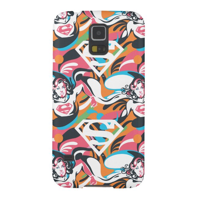 Coque Casemate Pour Samsung Galaxy Supergirl Color Splash Swirls Pattern 4 (Dos)
