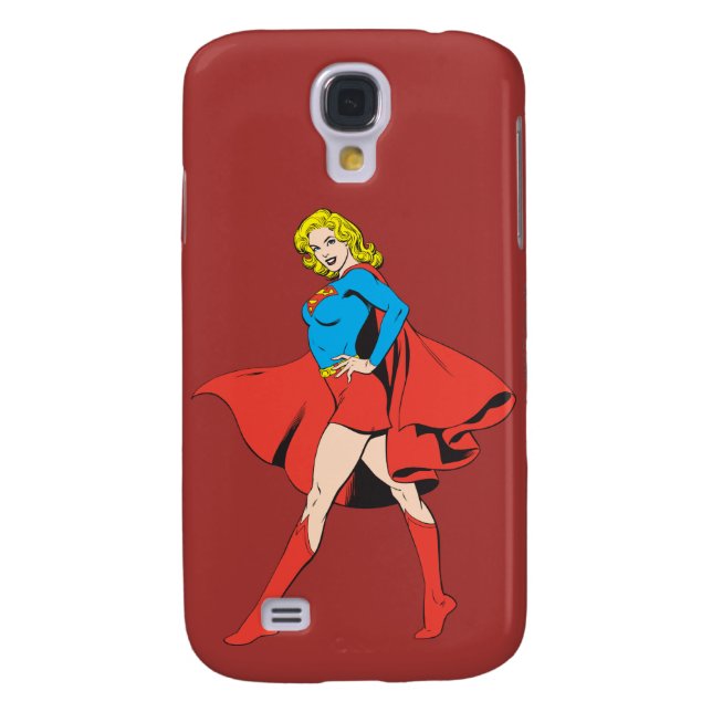 Coque Casemate Pour Samsung Galaxy Supergirl frappe un poteau (Dos)