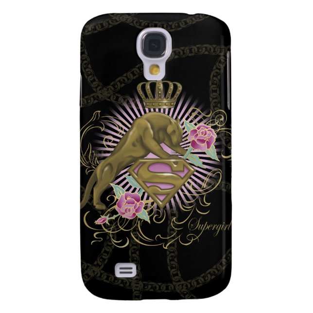 Coque Casemate Pour Samsung Galaxy Supergirl Golden Cat 4 (Dos)