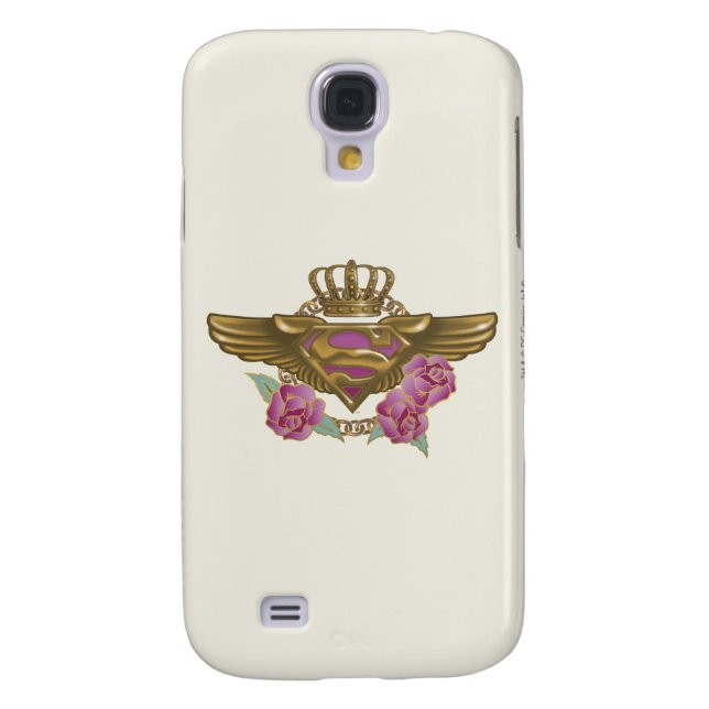 Coque Casemate Pour Samsung Galaxy Supergirl Golden Wings (Dos)