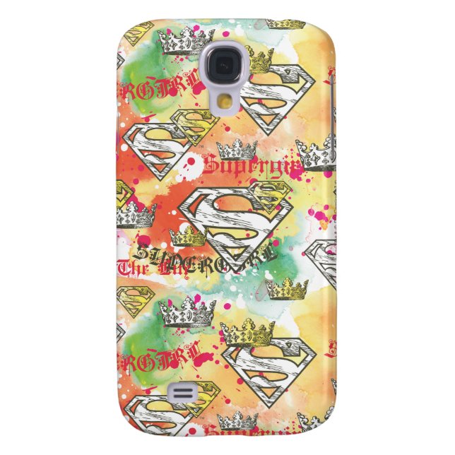Coque Casemate Pour Samsung Galaxy Supergirl Motif de la Couronne (Dos)