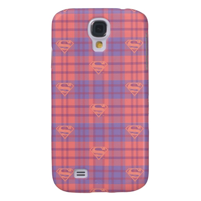 Coque Casemate Pour Samsung Galaxy Supergirl Pink and Purple Pattern (Dos)