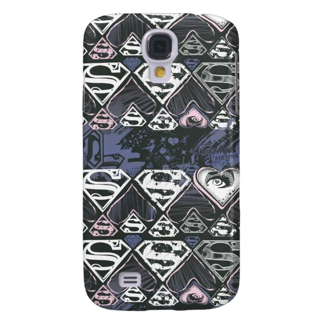 Coque Casemate Pour Samsung Galaxy Supergirl Répéter S Motif (Dos)