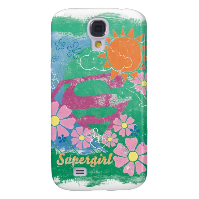 Coque Casemate Pour Samsung Galaxy Supergirl Sun et amour (Dos)
