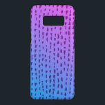 Coque Case-Mate Samsung Galaxy S8 Taches d'encre de brosse moderne bleu abstrait vio<br><div class="desc">Habille ton téléphone avec style avec ce boîtier de téléphone moderne avec un design motif abstrait avec des rayures peintes à la main et des points en violet bleu. Découvrez aussi mes autres modèles de boîtiers de téléphone abstraits !</div>