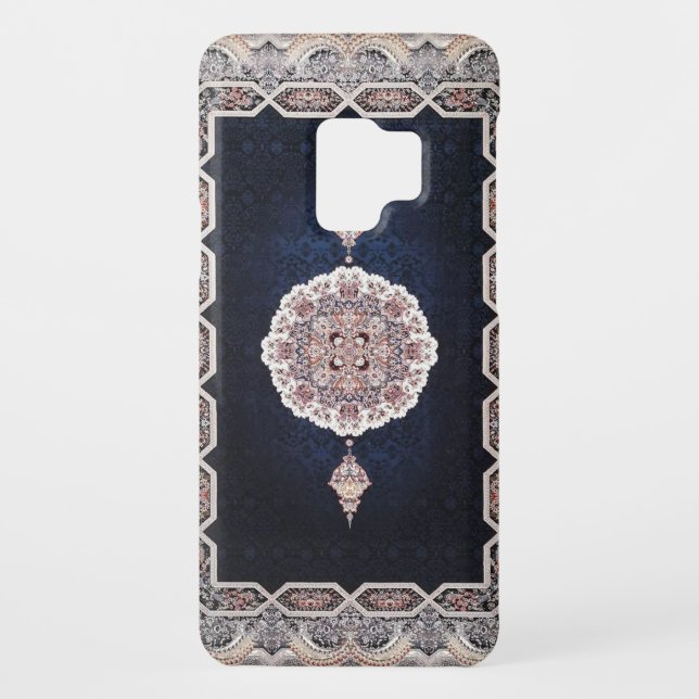 Coque Casemate Pour Samsung Galaxy Tapis bleu antique Turc Tapis (Dos)