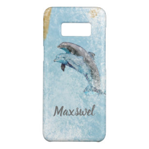 Coque Case-Mate Samsung Galaxy S8 Thème côtier Jumping Dolphins Art
