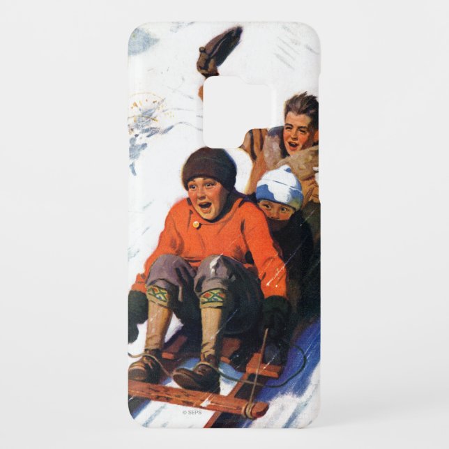 Coque Casemate Pour Samsung Galaxy Tobagganing (Dos)