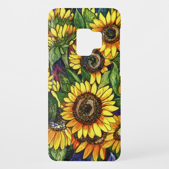 Coque Casemate Pour Samsung Galaxy Tournesols (Dos)