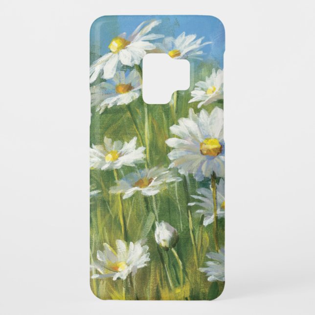 Coque Casemate Pour Samsung Galaxy Un champ des marguerites blanches (Dos)