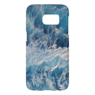 Coque Samsung Galaxy S7 Vagues bleu océan