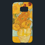 Coque Samsung Galaxy S7 Vincent Van Gogh Douze tournesols dans un vase Art<br><div class="desc">Vincent Van Gogh Douze tournesols dans un vase Art Téléphone</div>