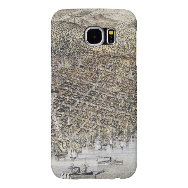 Coque Casemate Pour Samsung Galaxy Vue de San Francisco, 1878 (Dos)