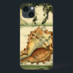 Coque conique Silhouette<br><div class="desc">Restez détendu avec cette pièce d'art contemporain de Jennifer Goldberger. Sa collection d'art de coquillages est relaxante et inspirante. Cette oeuvre d'art se concentre sur un grand coquillage de Conch entouré de récif corallien vert. Obtenez ce magnifique art océanique aujourd'hui avec une sensation de silhouette sur votre prochain produit.</div>
