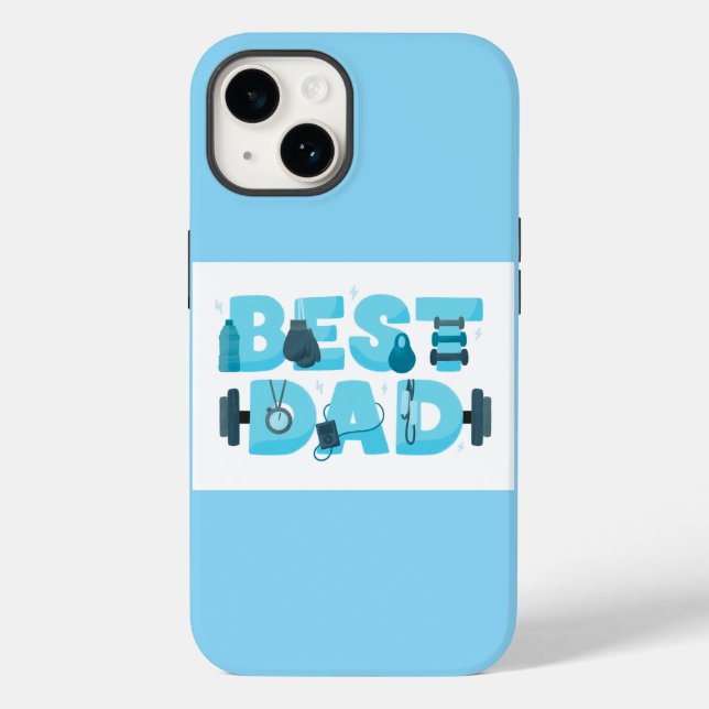 Coque couleur bleu iPhone 14 (Verso)