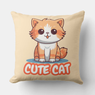 coque coussin de chat mignon