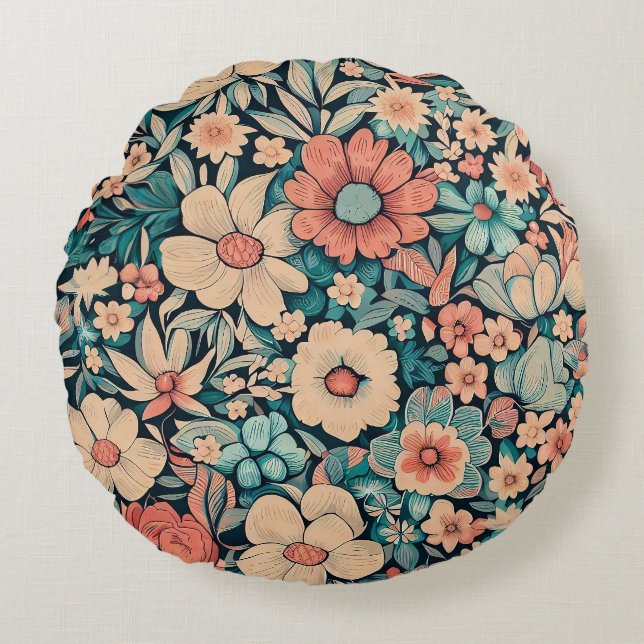 Coque Coussin de fleurs de Bohême (Devant)