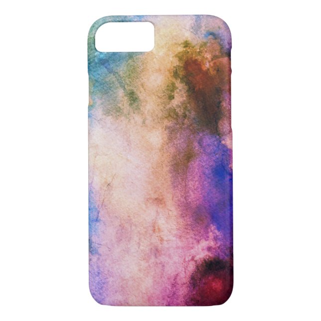 Coque d'aquarelle violet (Dos)