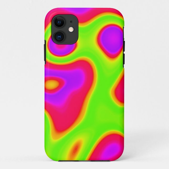 coque d'art abstrait Alien (Dos)