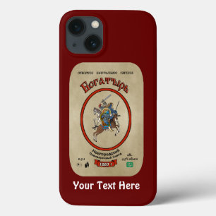 Coque de bière russe Bogatyr-Mate coque iphone