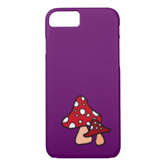 Coque de champignons violets