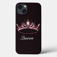 Coque de couronne rose - coque iphone de la couron