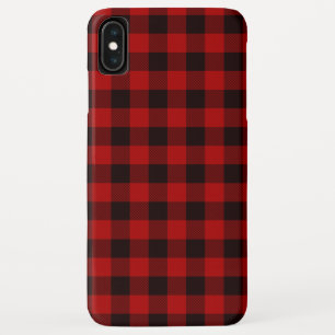 Coque de couverture iPhone Red Buffalo Check Plaid